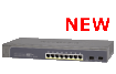 PROSAFE 8-PORT 10/100/1000 POE SMART SWITCH WITH 2 GIGABIT SFP PORTS