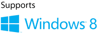 Supports Windows 8