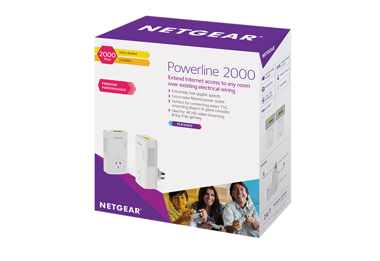 PLP2000 Powerline Wired Home NETGEAR