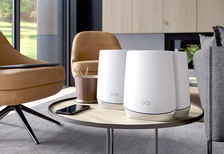 NetGear Orbi selling AX4200 Tri-Band Mesh WiFi 6 System Router.