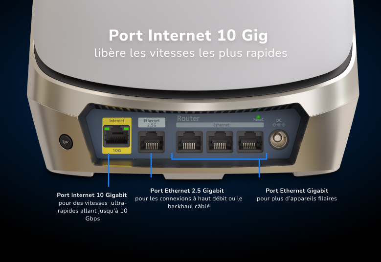 RBKE963, 10 Gig internet port  unleashes the fastest download speeds of today and tomorrow