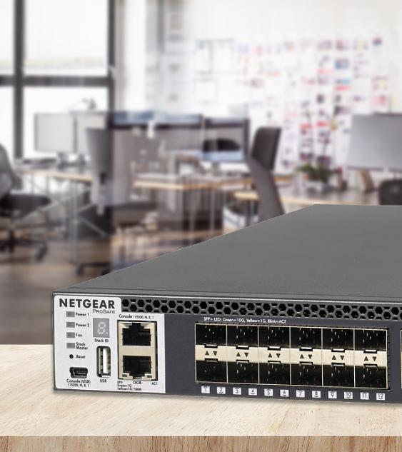 XSM4348FS-100NES, Netgear Switch Ethernet, Porte RJ45 2, Porte in fibra 48  SFP+, 10Gbps, Layer 3 Managed