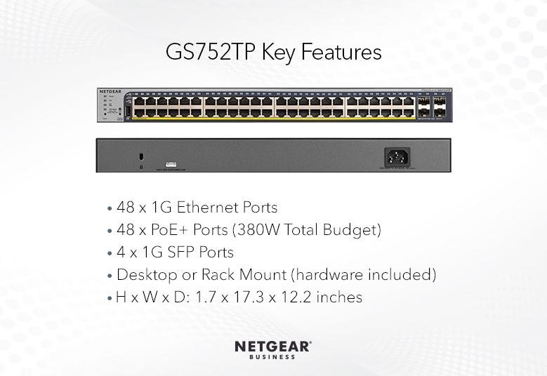 Smart Cloud Switches - GS752TPv2 | NETGEAR