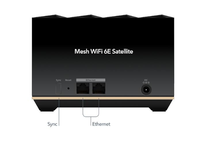 NETGEAR Nighthawk Dual-Band WiFi 6 AX1500 Mesh System 1.5 Gbps Router + 2  Satellites (MK6W-100NAS) 