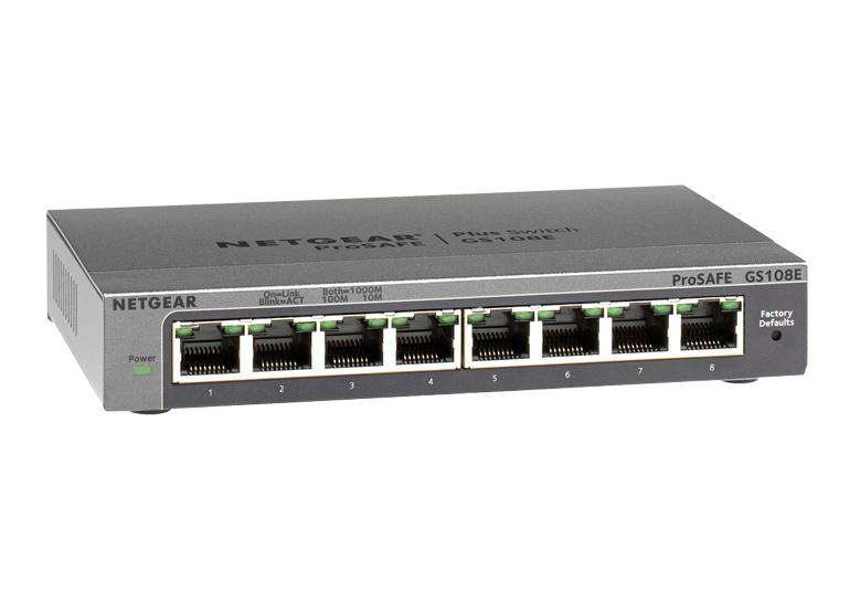 NETGEAR NETGEAR NETGEAR 8-Port Gigabit Ethernet Smart Managed Plus PoE  Network Switch, Hub, Internet Splitter (GS108PE) with x PoE 53W...  [並行輸入品]