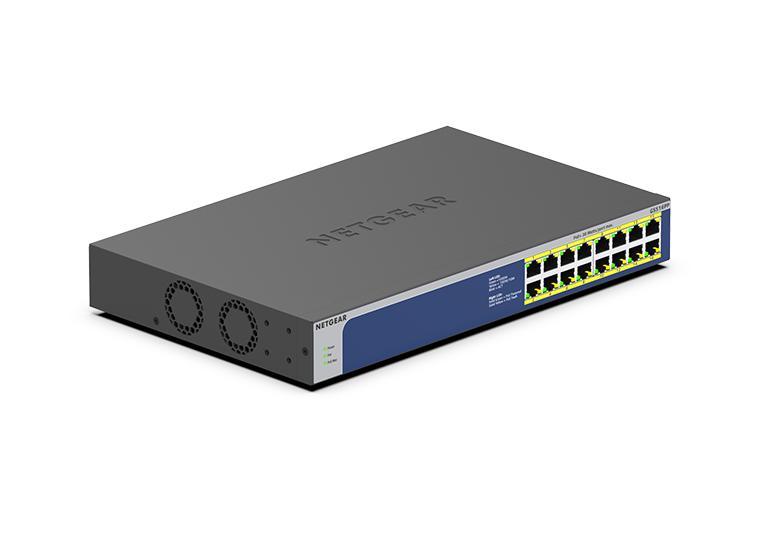NETGEAR GS116PP 16-Port Gigabit Ethernet Unmanaged PoE Switch - with 1 –  Kaira India