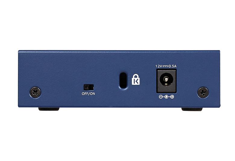 NETGEAR 5-Port Gigabit Ethernet Unmanaged Switch (GS205) - Desktop or Wall  Mount
