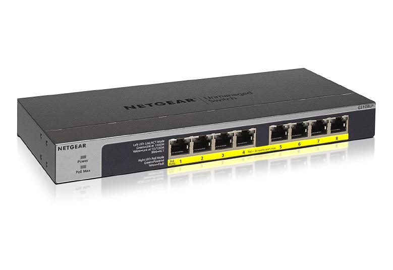 8-Port Industrial Unmanaged Ethernet Switch, w/6*10/100Tx + 2*Gigabit –  HardboxUSA