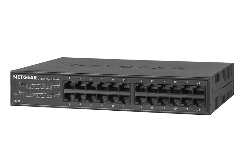  NETGEAR 5-Port Gigabit Ethernet Unmanaged Switch (GS105NA) -  Desktop or Wall Mount, and Limited Lifetime Protection Gray : Electronics