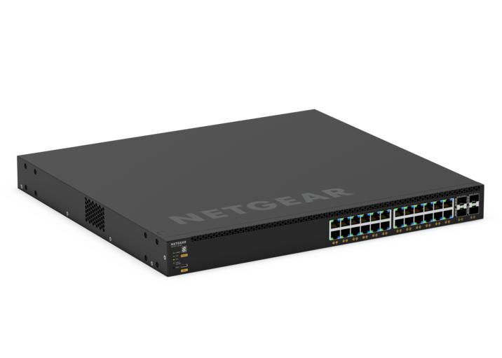 Switch Ethernet NETGEAR 24 Ports RJ45 Gigabit POE+ manageables NIV3 + 2 x  10 Giga + 2 SFP+ GSM4328