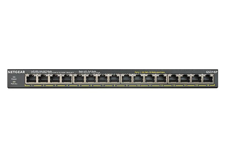 300 Series SOHO Unmanaged Switch - GS316P | NETGEAR