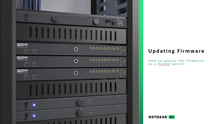 NETGEAR AV Line - How to Update Firmware