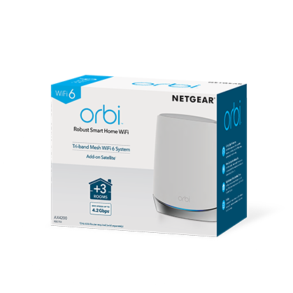 RBS750: AX4200 Add-on Orbi WiFi6 Satellite | Buy Now from NETGEAR