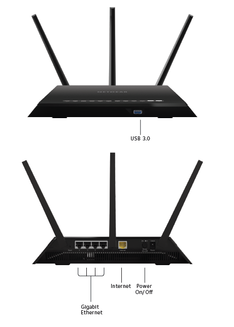 NETGEAR Nighthawk AC1900 Smart Wi-Fi Router Dual Band R6900-200NAS | eBay