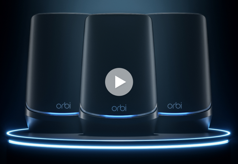 Orbi 9 WiFi 6E AXE11000クアッドバンドメッシュWiFiシステム 3台