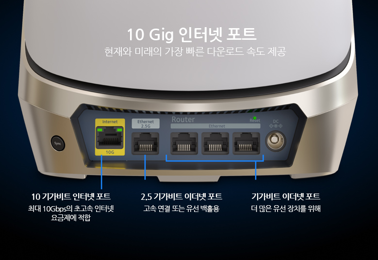 RBKE963, 10 Gig internet port  unleashes the fastest download speeds of today and tomorrow