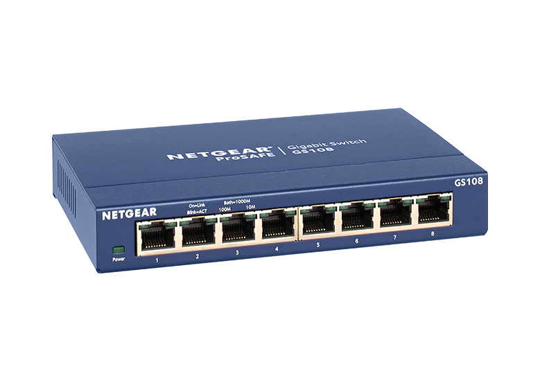 NETGEAR スイッチングハブ 8ポート 1G GS108-400JPS 【保証書付