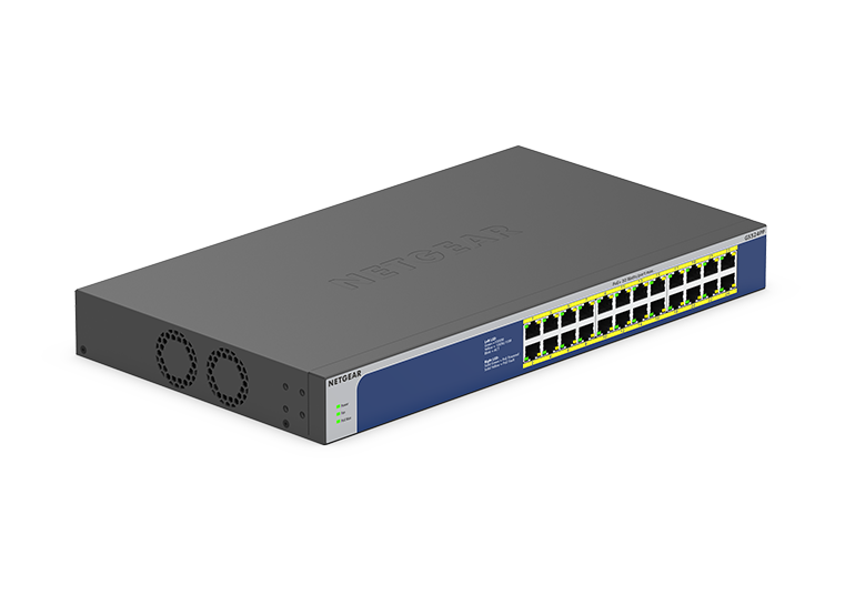 Switch Ethernet NETGEAR 24 Ports RJ45 Gigabit POE+ manageables NIV3 + 2 x  10 Giga + 2 SFP+ GSM4328