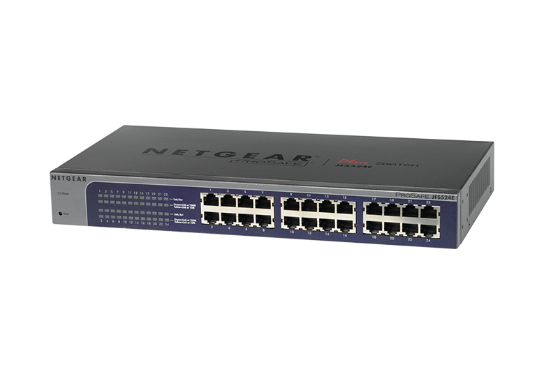Fast Ethernet Unmanaged Switch Series - JFS524 - Netgear