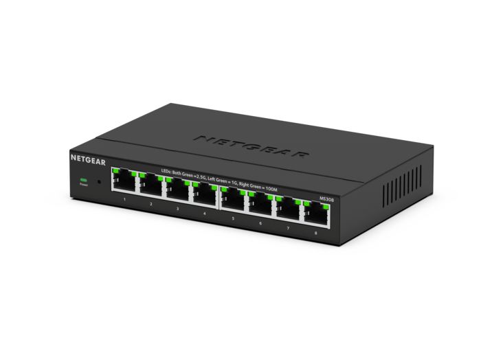 Multi-Gigabit Unmanaged Ethernet Switch - MS308 | NETGEAR