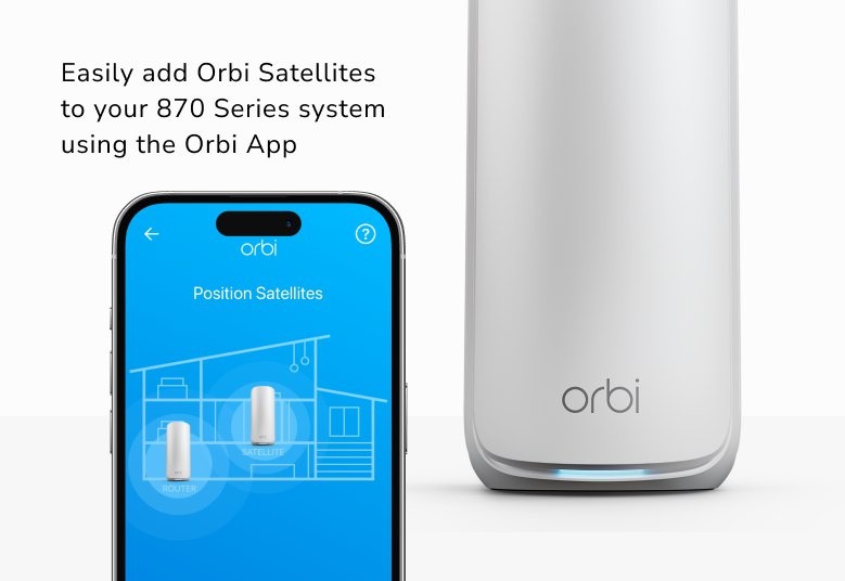 RBE870 easy set up with the Orbi app​