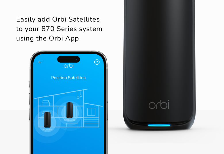 RBE870B easy set up with the Orbi app