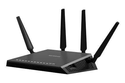 Nighthawk Netgear Smart WiFi router top