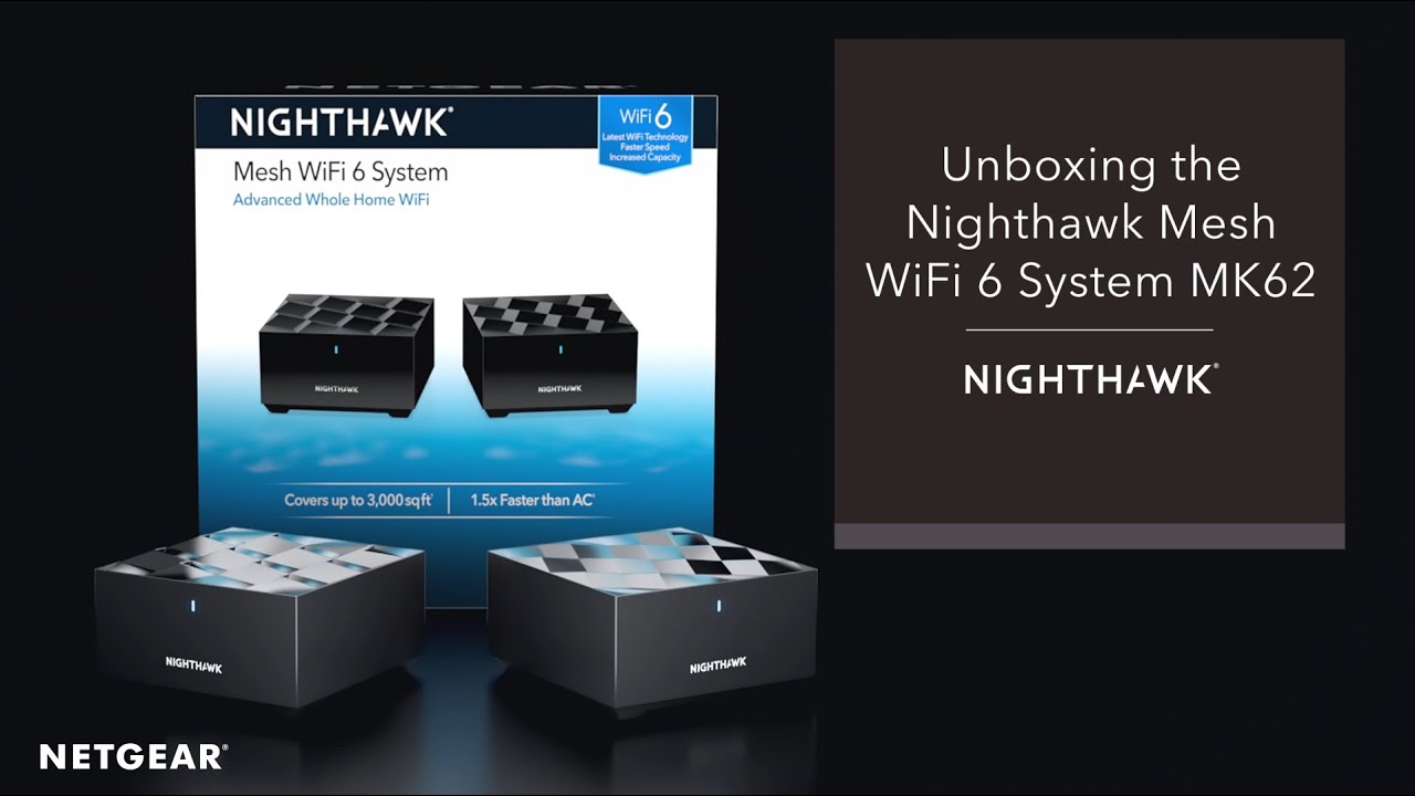 Buy Netgear Nighthawk Mesh Wifi 6 Router MR60