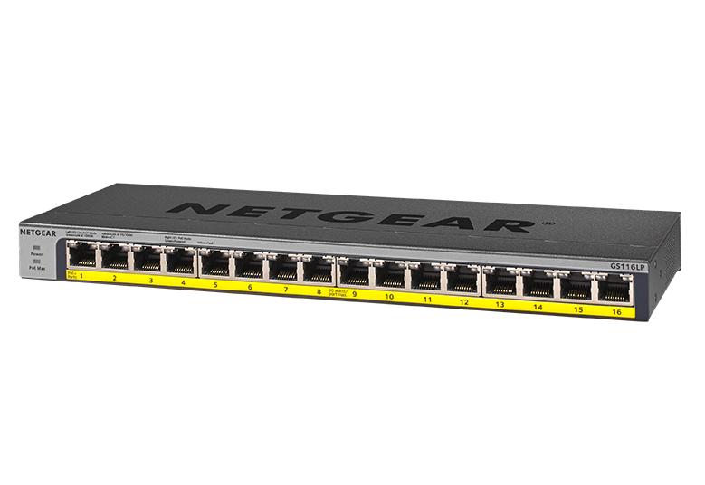 NETGEAR 8-Port Gigabit Ethernet Unmanaged PoE Switch (GS108PP) - with 8 x  PoE+ @ 123W Upgradeable, Desktop, Wall Mount or Rackmount, and Limited