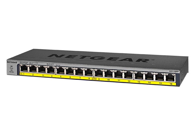 NETGEAR: Networking Products Made For You. 16-Port Gigabit Ethernet  PoE/PoE+ Switch