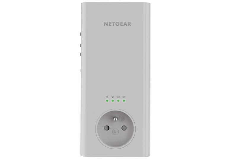NETGEAR Répéteur WiFi, Amplificateur WiFi AC1200, WiFi Booster, jusqu'à  90m², WiFi Extender avec Prise de Courant Intégrée & Pack de 2 Prises CPL  1000