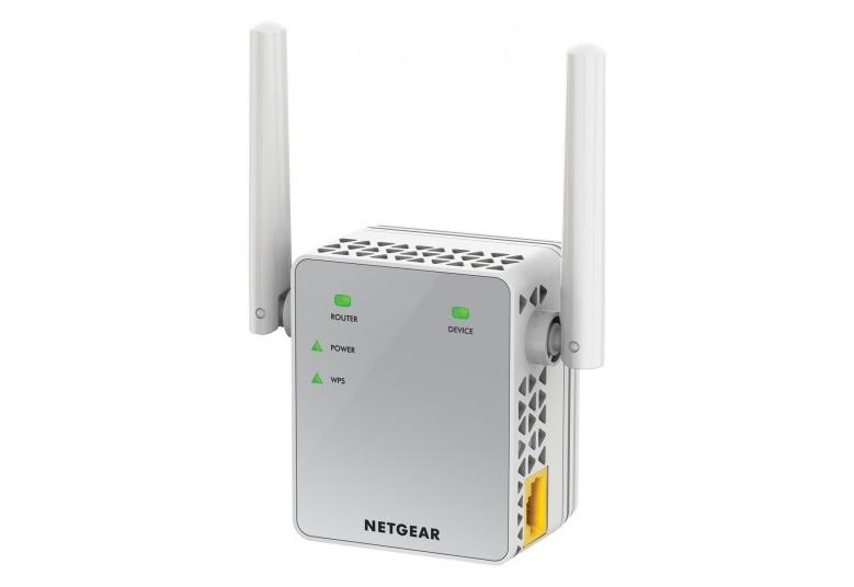 NETGEAR Répéteur WiFi, Amplificateur WiFi AC1200, WiFi Booster, jusqu'à  90m², WiFi Extender avec Prise de Courant Intégrée & Pack de 2 Prises CPL  1000