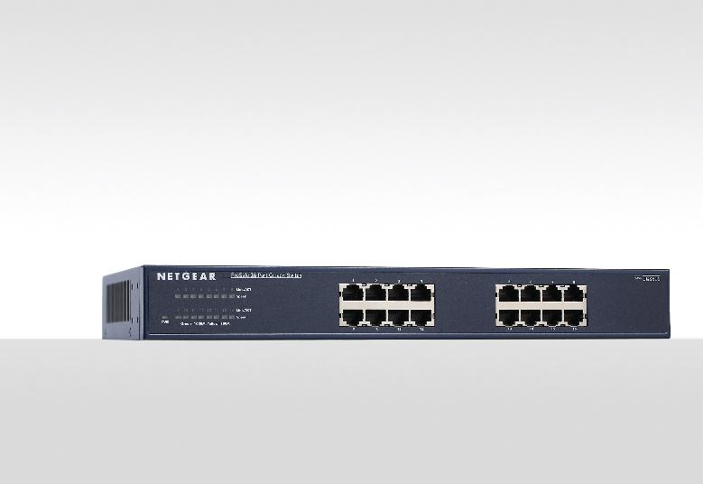 NETGEAR JGS516PE 16-Port Gigabit Ethernet Smart Managed Plus PoE Switc –  Kaira India