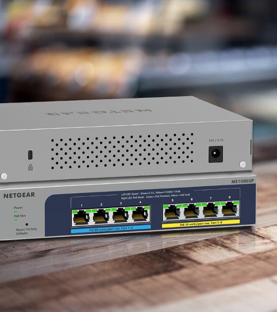特別提供品 NETGEAR MS108EUP-100JPS Ultra60 PoE++対応 (230W) 1G/2.5Gマルチギガ8ポートア  ルーター、ネットワーク機器