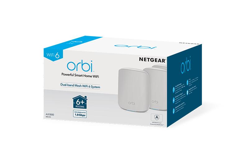 Netgear Orbi AX1800 Dual-band Mesh WiFi 6 System