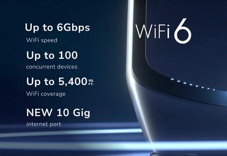 Key Feature - RBK862s upto 6Gbps, 5400 sq ft, 10Gig, WiFi 6