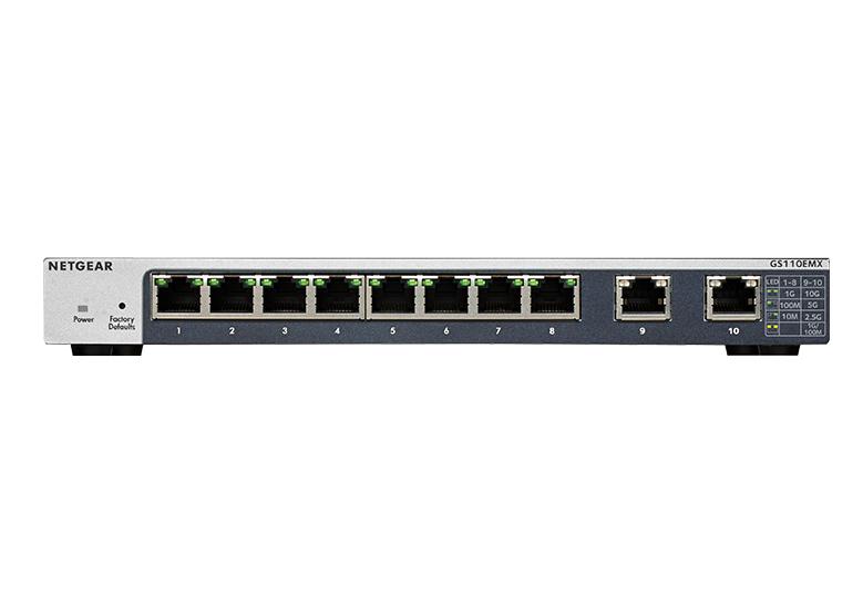 Plus Switches - GS110EMX | NETGEAR